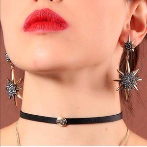 Starburst Crystal Earrings